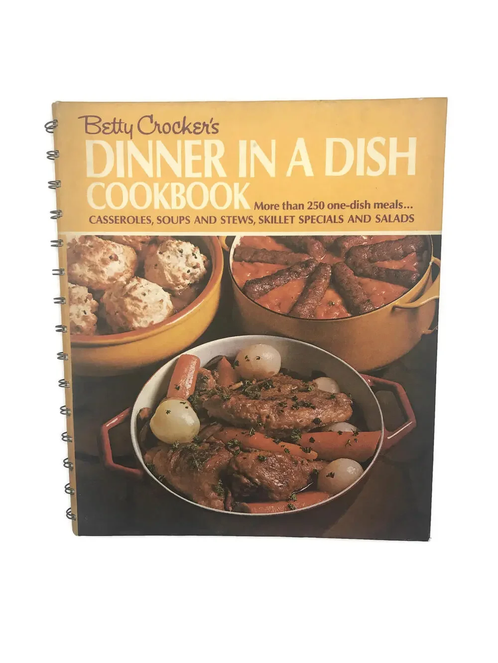 Vintage Betty Crocker's Dinner In A Dish Cookbook, 1973, One-Pot Meals